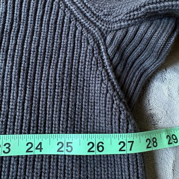 Duluth Trading Co. Mens 3XL Shawl Collar Sweater Rib Knit Pullover Elbow Patches - Picture 11 of 13